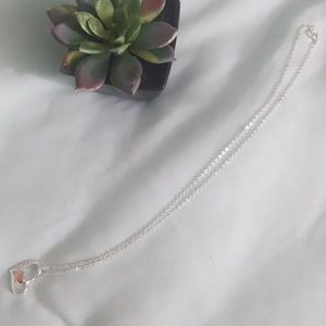 Silver & Rose Gold Hearts Necklace